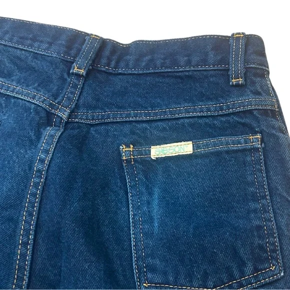 Vintage Sasson High Waist Straight Leg Cropped JeansIndigo BlueW27 x L24.5